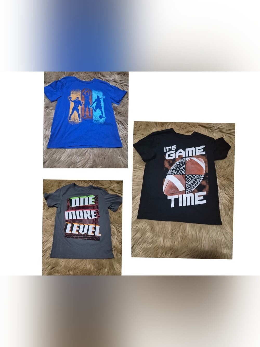 Children’s Place (3) Boys Graphic Tee Shirts 7/8 M